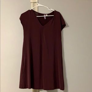 Deep burgundy Dress